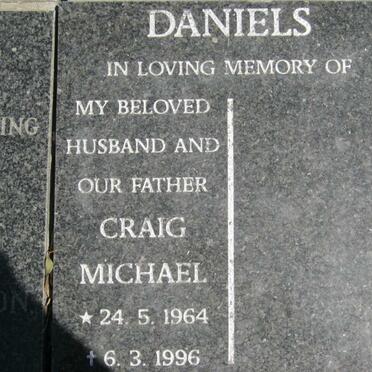 DANIELS Craig Michael 1964-1996