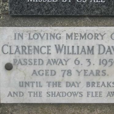 DAVIES Clarence William -1956