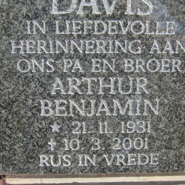 DAVIS Arthur Benjamin 1931-2001