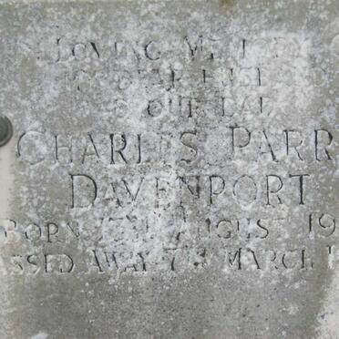 DAVENPORT Charles Parry 1908-1964