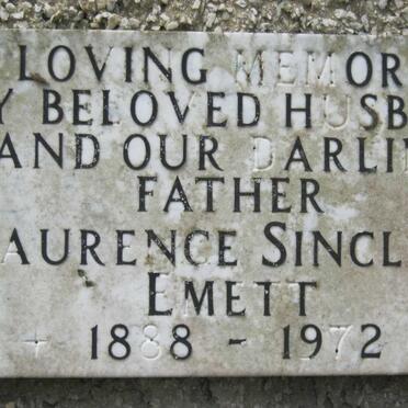 EMETT Laurence Sinclair 1888-1972