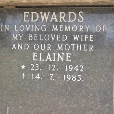 EDWARDS Elaine 1942-1985