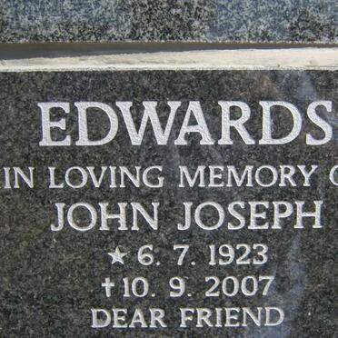 EDWARDS John Joseph 1923-2007