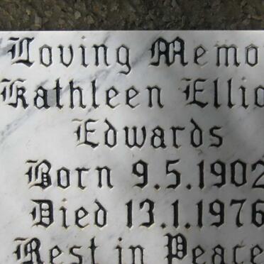 EDWARDS Kathleen Elliot 1902-1976
