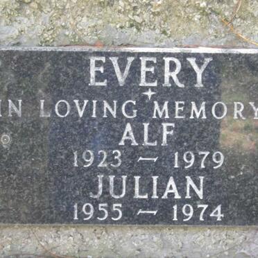 EVERY Alf 1923-1979 :: EVERY Julian 1955-1974
