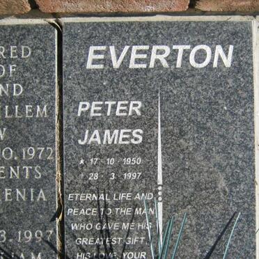 EVERTON Peter James 1950-1997