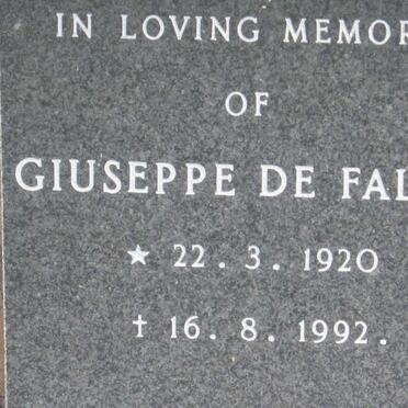 FALCO Giuseppe, de 1920-1992