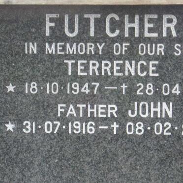 FUTCHER Terrence 1947-1992 :: FUTCHER John 1916-2008