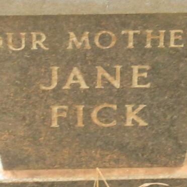 FICK Jane 