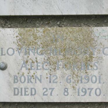 FORBES Alec 1901-1970