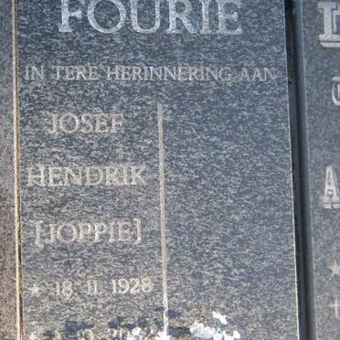 FOURIE Josef Hendrik 1928-2002