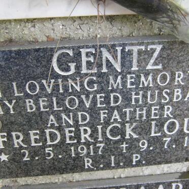 GENTZ Frederick Louis 1917-1988