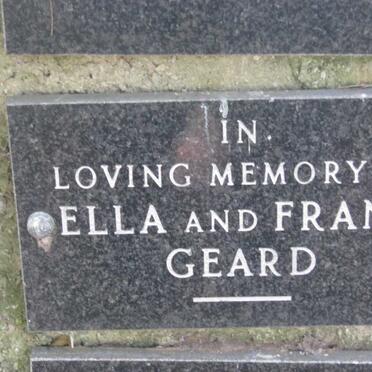 GEARD Frank &amp; Ella
