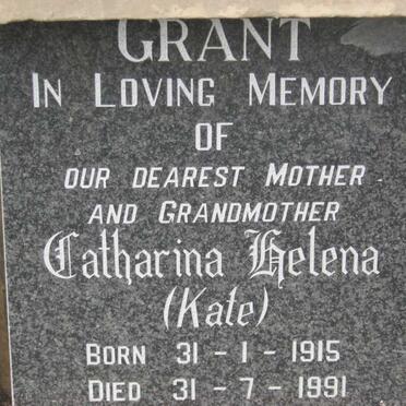 GRANT Catharina Helena 1915-1991