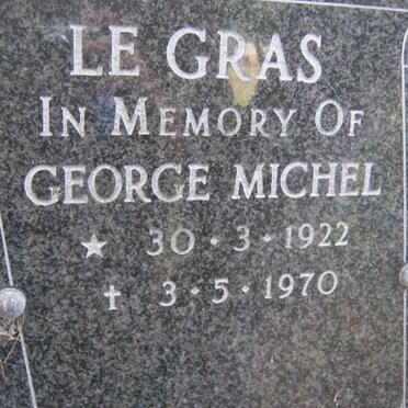 GRAS George Michel, le 1922-1970