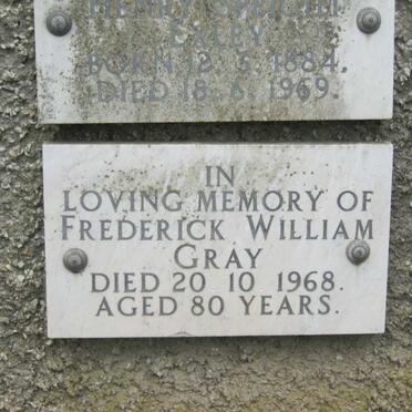 GRAY Frederick William -1968
