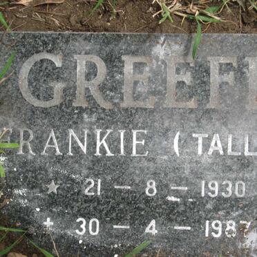 GREEFF Frankie 1930-1987