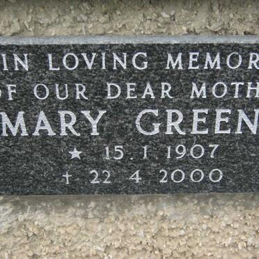 GREENE Mary 1907-2000