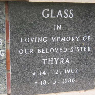 GLASS Thyra 1902-1988
