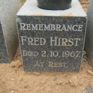 HIRST Fred -1967