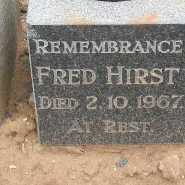 HIRST Fred -1967