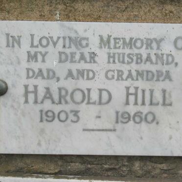 HILL Harold 1903-1960