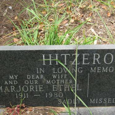 HITZEROTH Majorie Ethel 1911-1980