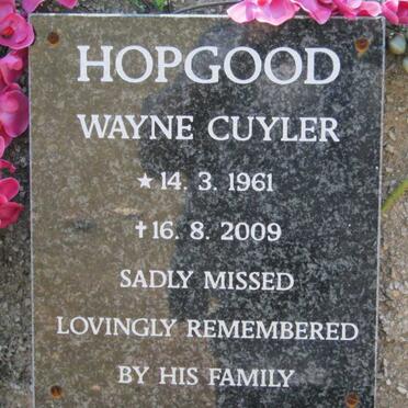 HOPGOOD Wayne Cuyler 1961-2009