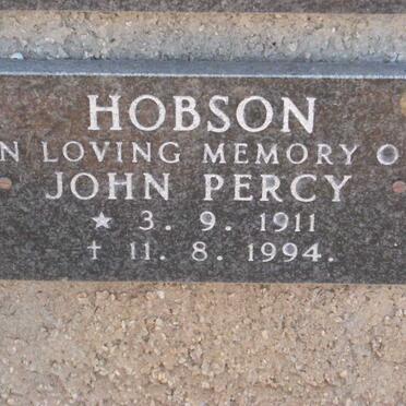 HOBSON John Percy 1911-1994