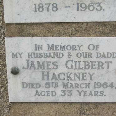 HACKNEY James Gilbert -1964