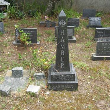 HAMBER John Percy 1902-1987 