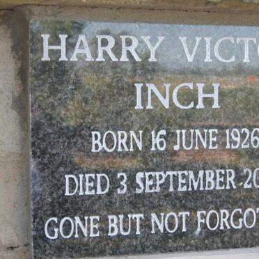INCH Harry Victor 1926-2007