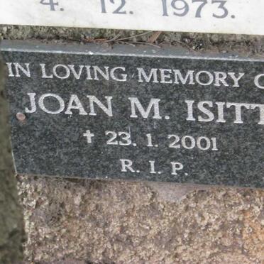 ISITT Joan M. -2001