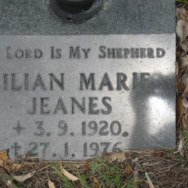 JEANES Lilian Marie 1920-1976