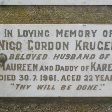 KRUGER Nico Gordon -1961