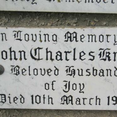 KNOX John Charles -1977