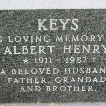 KEYS Albert Henry 1911-1982