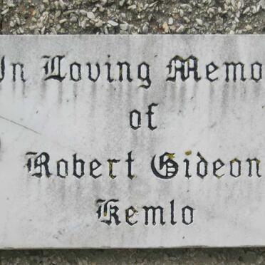 KEMLO Robert Gideon