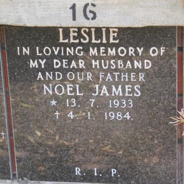 LESLIE Noel James 1933-1984