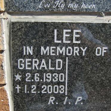 LEE Gerald 1930-2003