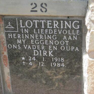LOTTERING Dirk 1918-1984