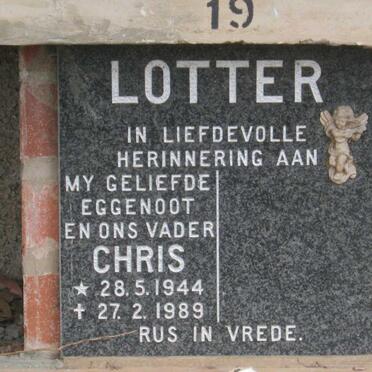 LOTTER Chris 1944-1989