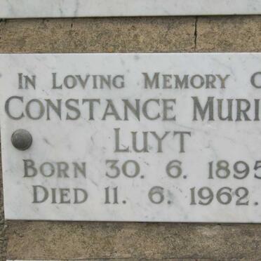 LUYT Constance Muriel 1895-1962