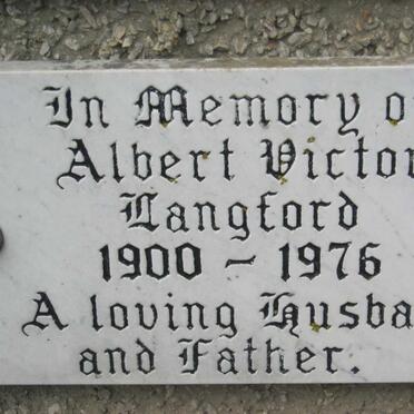 LANGFORD Albert Victor 1900-1976