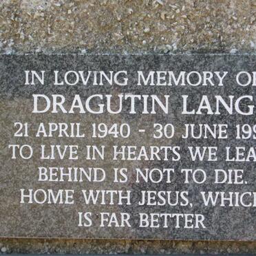 LANG Dragutin 1940-1992