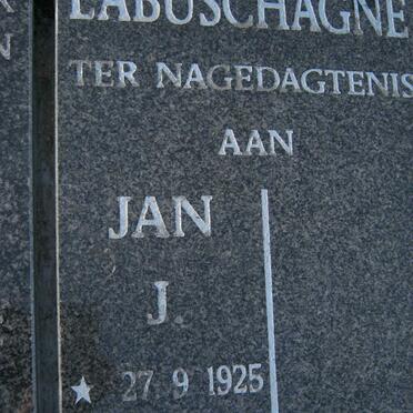 LABUSCHAGNE Jan 1925-2001