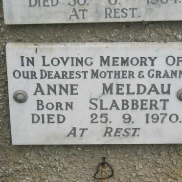 MELDAU Anne nee SLABBERT -1970