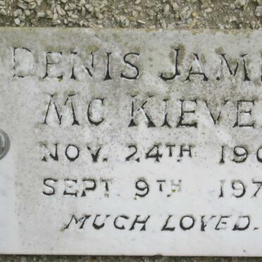 McKIEVER Denis James 1904-1976 