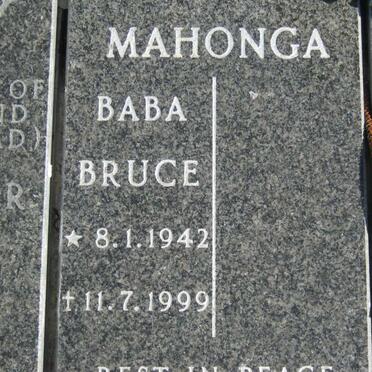 MAHONGA Baba Bruce 1942-1999