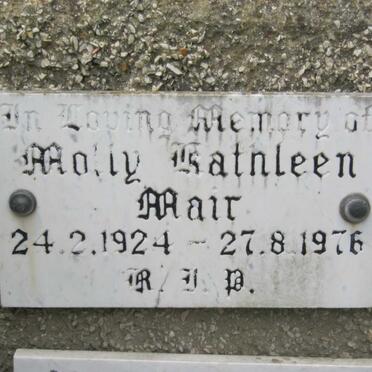 MAIR Molly Kathleen 1924-1976